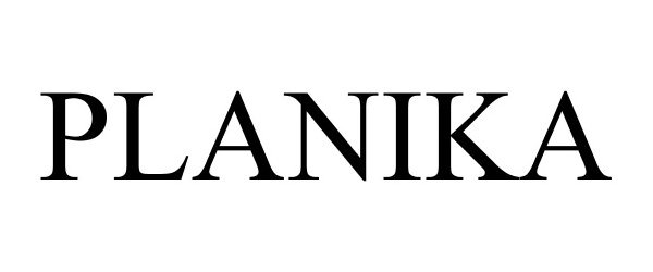 Trademark Logo PLANIKA