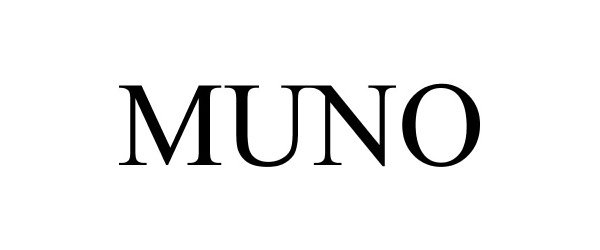 Trademark Logo MUNO