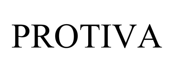 Trademark Logo PROTIVA