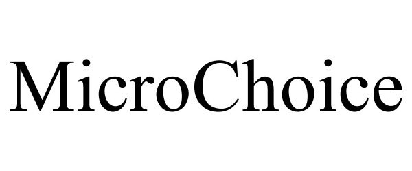 Trademark Logo MICROCHOICE