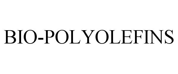 Trademark Logo BIO-POLYOLEFINS