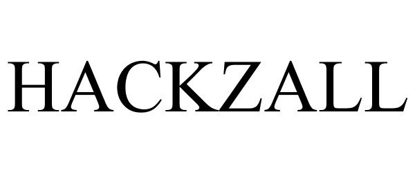 Trademark Logo HACKZALL