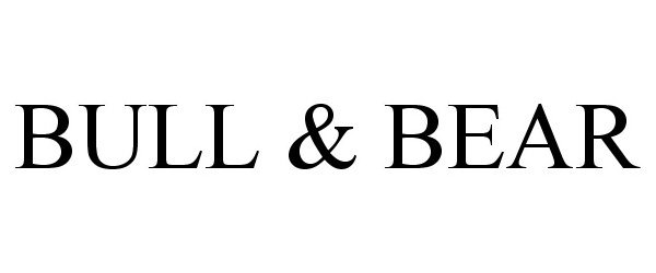 Trademark Logo BULL &amp; BEAR