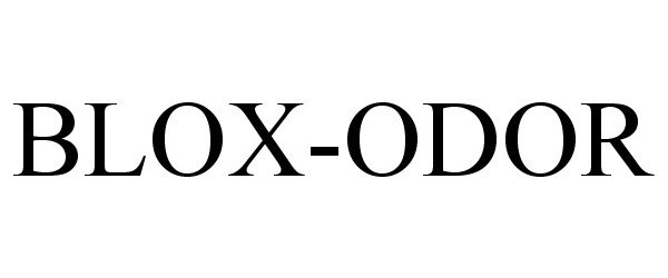 Trademark Logo BLOX-ODOR