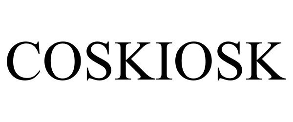 Trademark Logo COSKIOSK