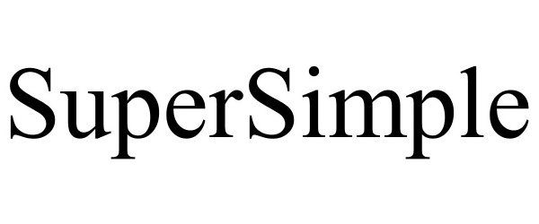 Trademark Logo SUPERSIMPLE