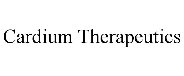  CARDIUM THERAPEUTICS