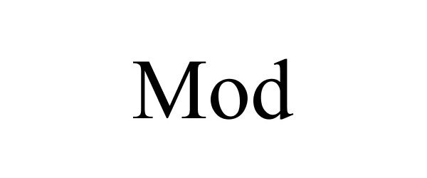 Trademark Logo MOD
