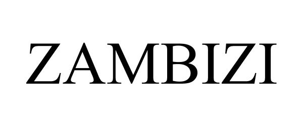 Trademark Logo ZAMBIZI