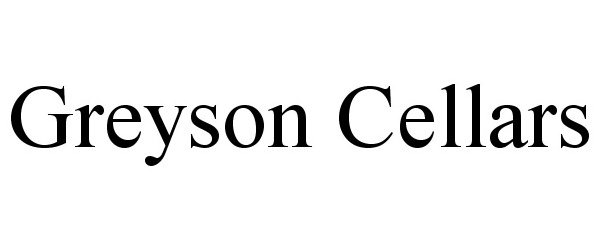 Trademark Logo GREYSON CELLARS