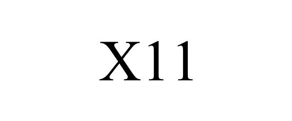 Trademark Logo X11