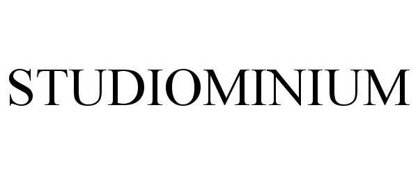 Trademark Logo STUDIOMINIUM