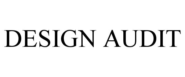 Trademark Logo DESIGN AUDIT