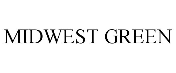 Trademark Logo MIDWEST GREEN