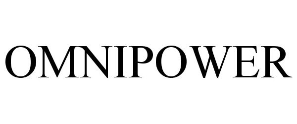 Trademark Logo OMNIPOWER