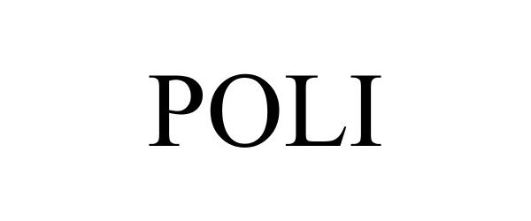 Trademark Logo POLI