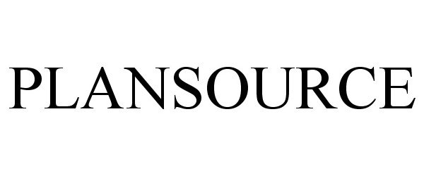 Trademark Logo PLANSOURCE