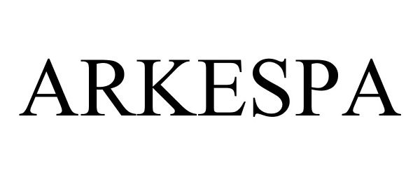Trademark Logo ARKESPA