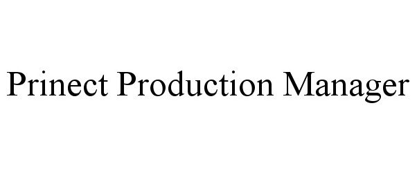  PRINECT PRODUCTION MANAGER