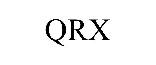 Trademark Logo QRX