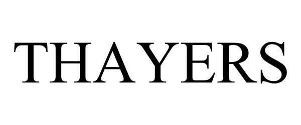 Trademark Logo THAYERS