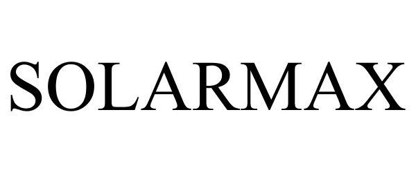 Trademark Logo SOLARMAX