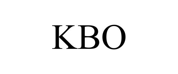 Trademark Logo KBO