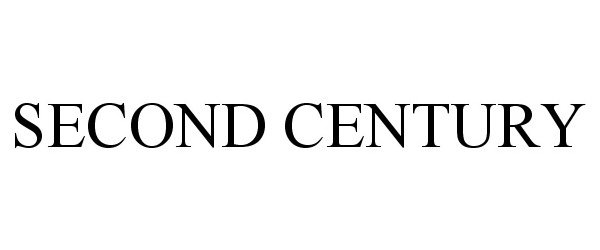 Trademark Logo SECOND CENTURY