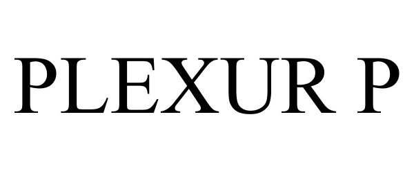 Trademark Logo PLEXUR P