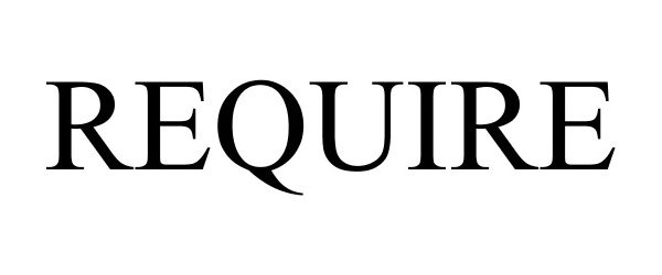 Trademark Logo REQUIRE