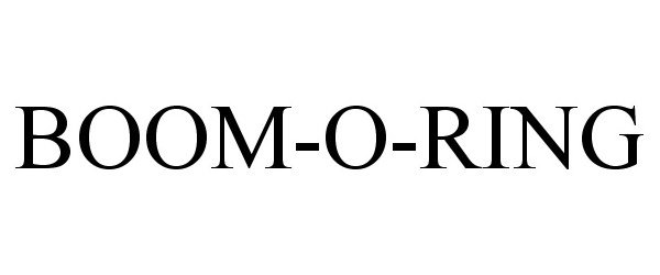 Trademark Logo BOOM-O-RING