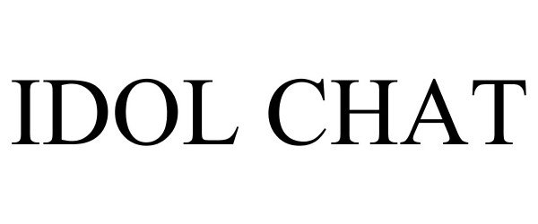Trademark Logo IDOL CHAT