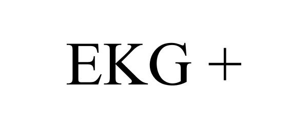 Trademark Logo EKG +