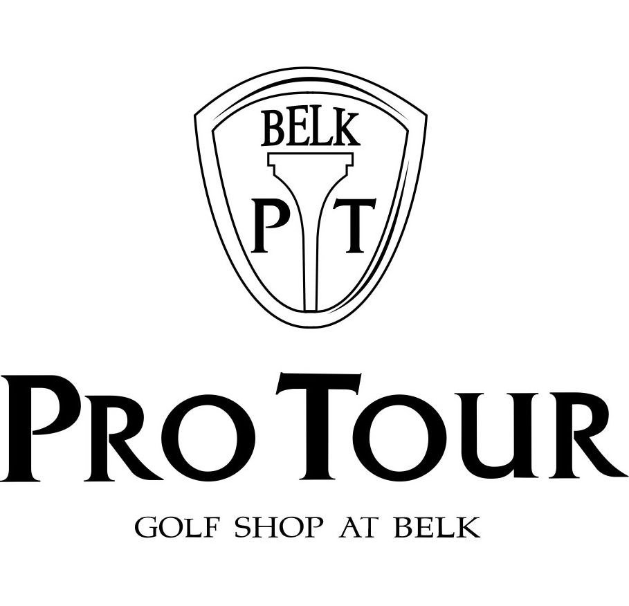 Trademark Logo BELK P T PRO TOUR GOLF SHOP AT BELK