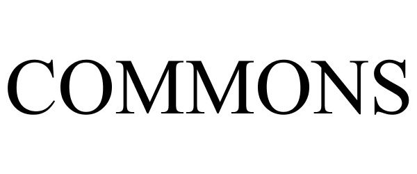 Trademark Logo COMMONS
