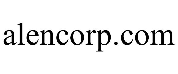 Trademark Logo ALENCORP.COM