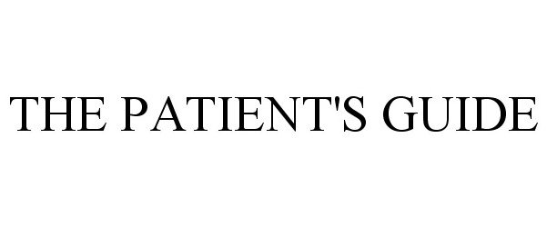 Trademark Logo THE PATIENT'S GUIDE