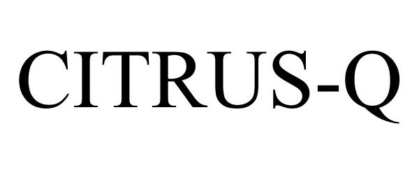 Trademark Logo CITRUS-Q