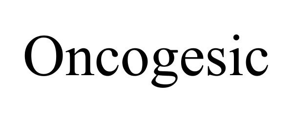 Trademark Logo ONCOGESIC