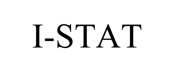 Trademark Logo I-STAT