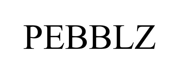 Trademark Logo PEBBLZ