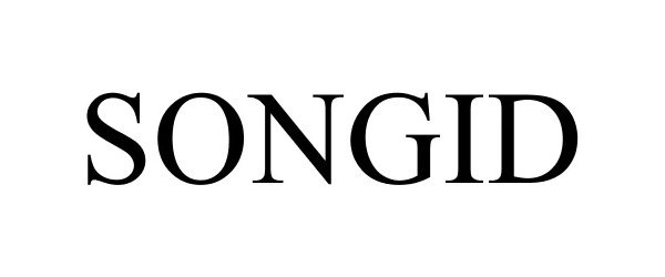 Trademark Logo SONGID