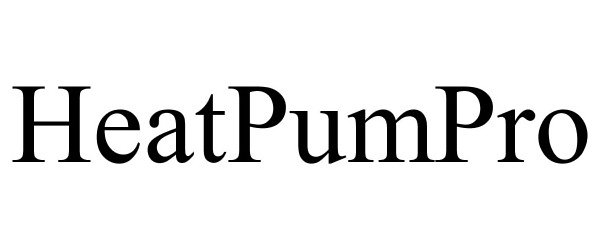 Trademark Logo HEATPUMPRO