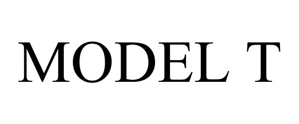 Trademark Logo MODEL T