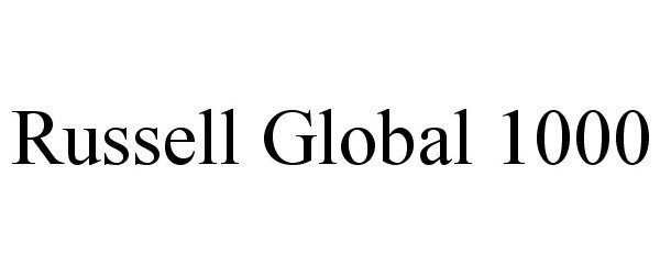  RUSSELL GLOBAL 1000
