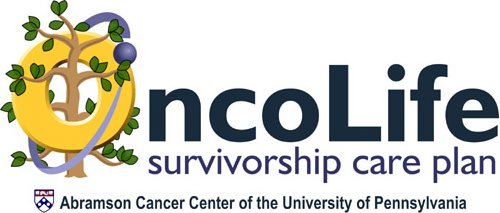 Trademark Logo ONCOLIFE SURVIVORSHIP CARE PLAN ABRAMSON CANCER CENTER OF THE UNIVERSITY OF PENNSYLVANIA