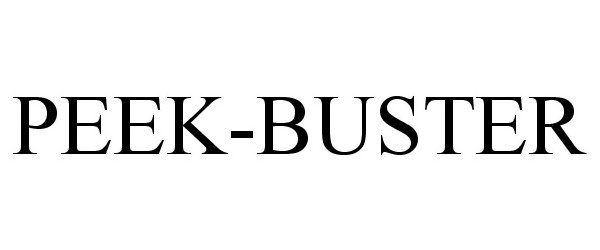 Trademark Logo PEEK-BUSTER