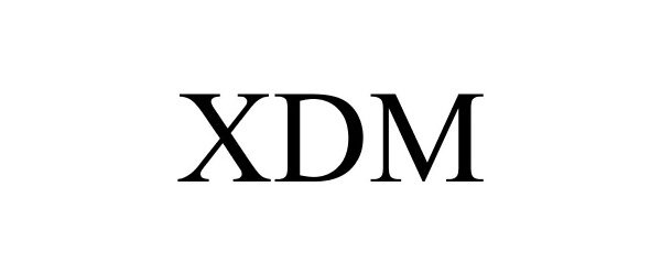 Trademark Logo XDM
