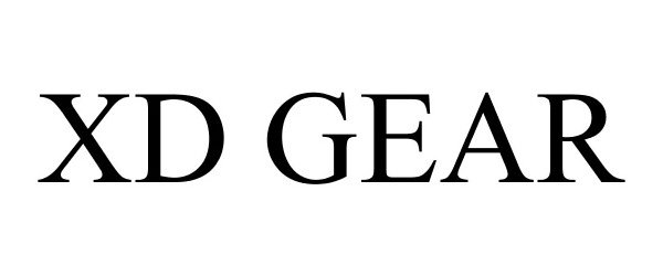 Trademark Logo XD GEAR