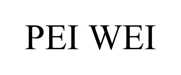 Trademark Logo PEI WEI